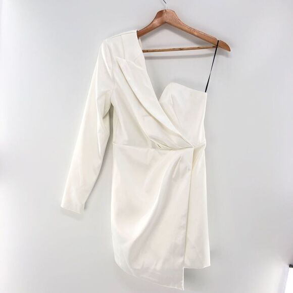 NBD Vanity Mini Dress in White Small - Picture 3 of 10